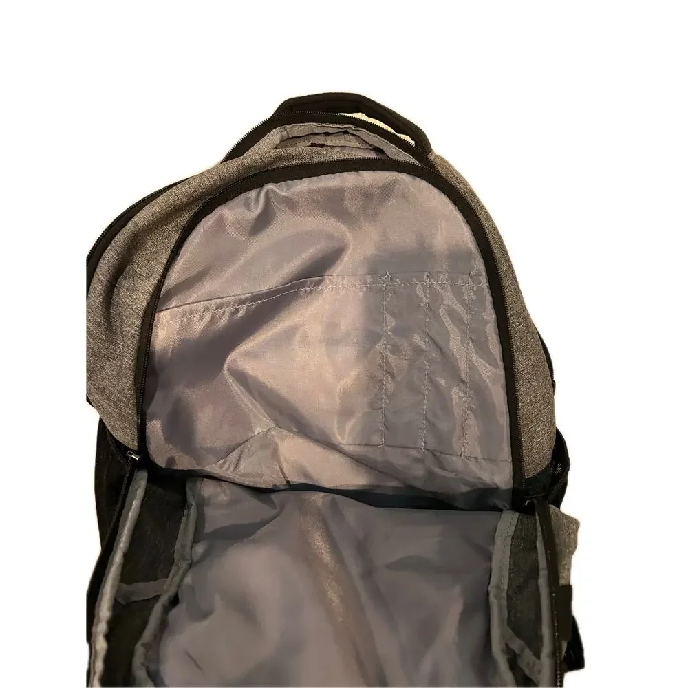 Under Armour Gray Black Hustle 5.0 Backpack